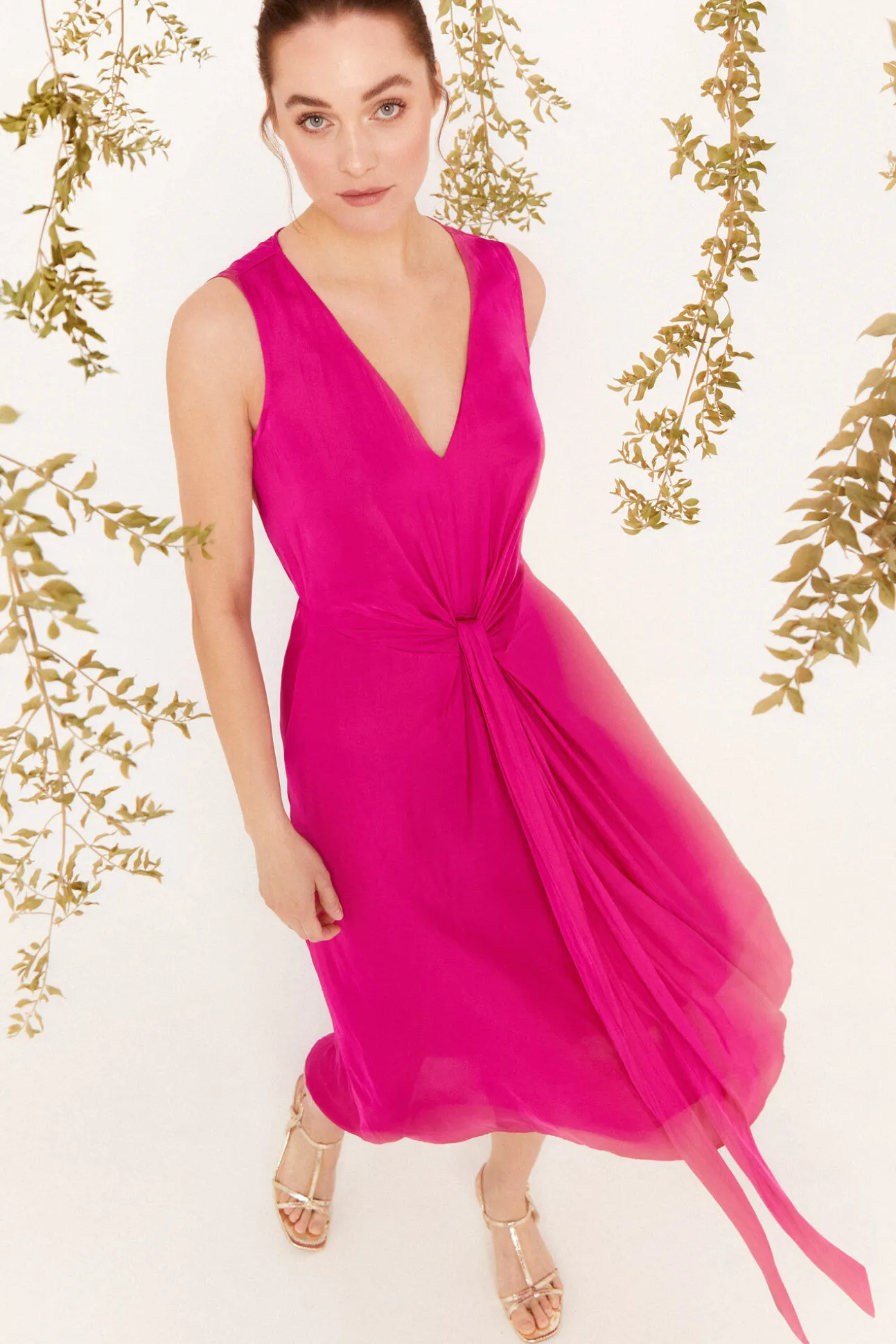 Vestido Satinado Sostenible
