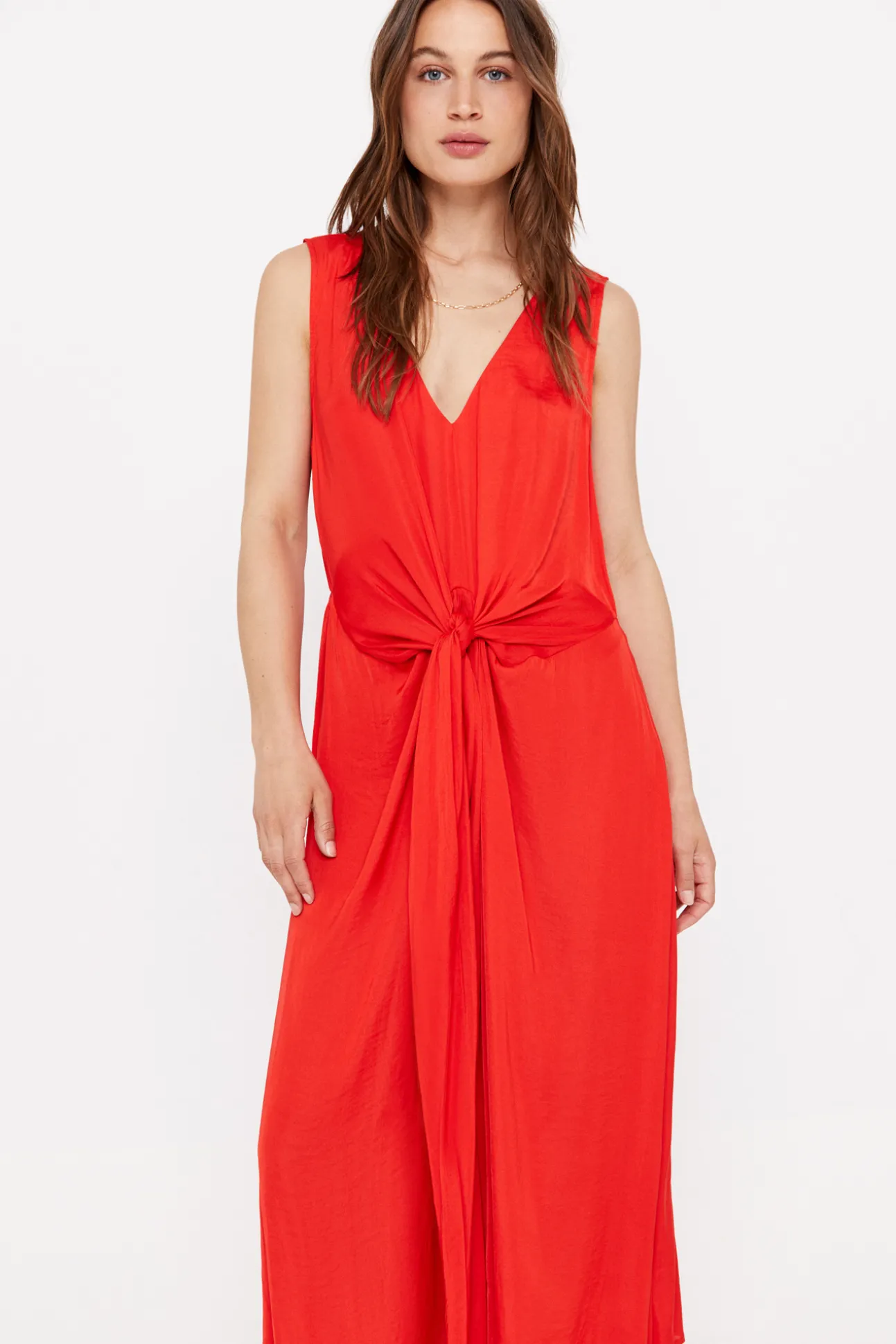 Vestido Satinado Sostenible