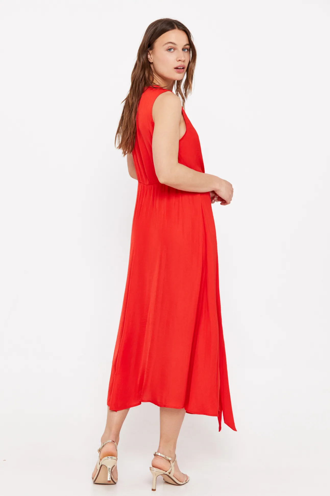 Vestido Satinado Sostenible