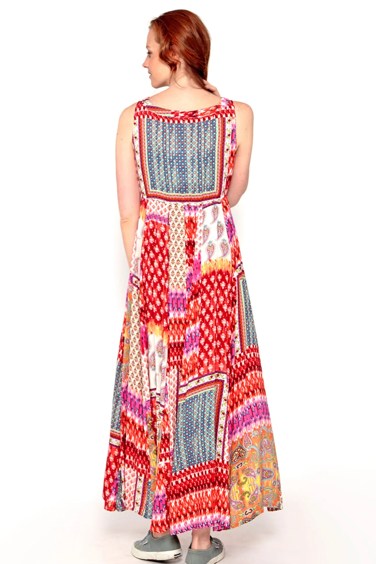 Vestido Sin Mangas Con Print