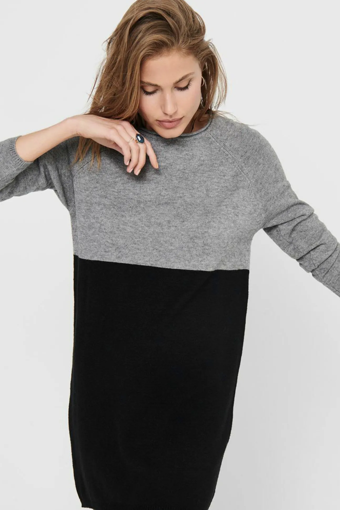Vestido Suelto Manga Raglan