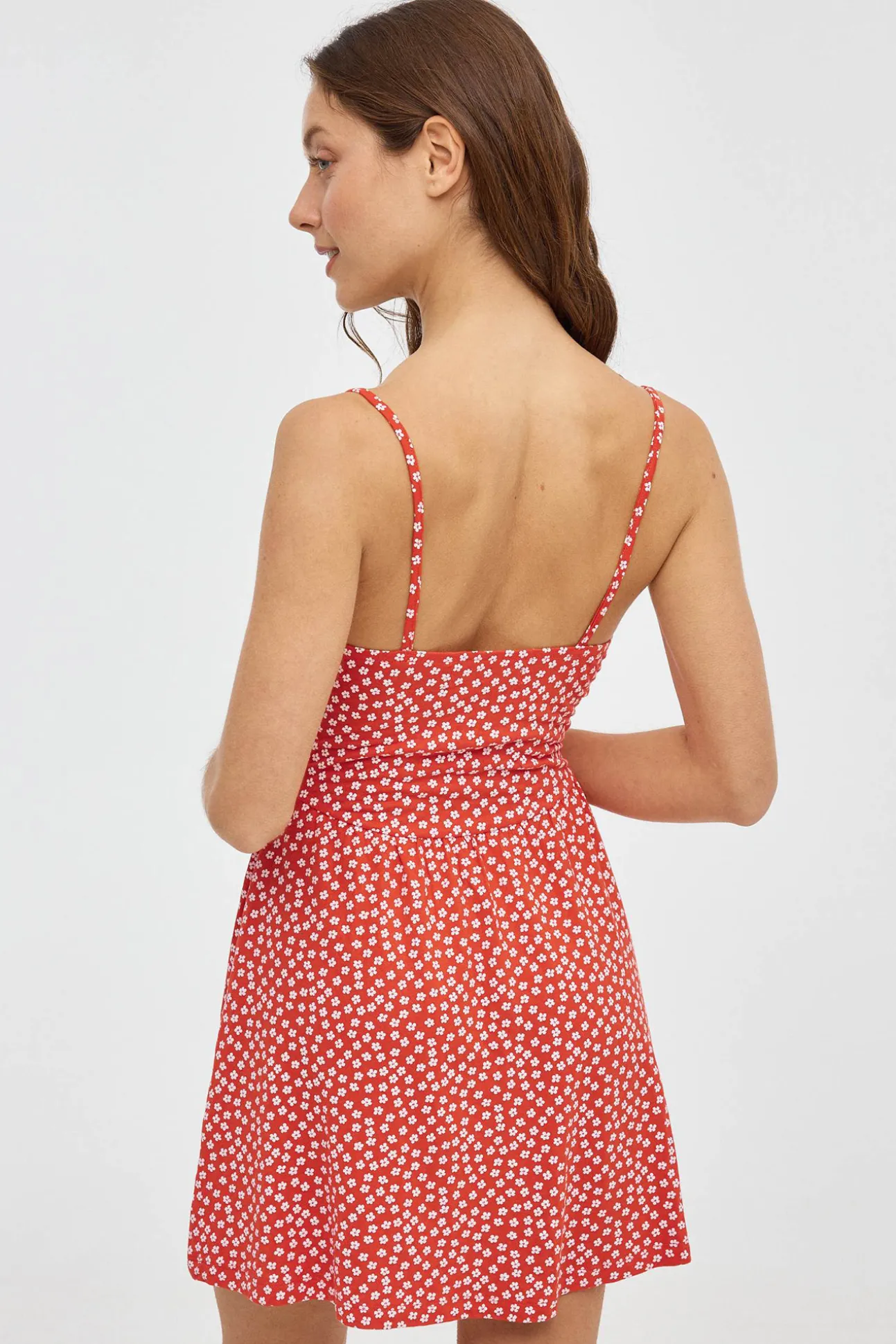 Vestido Tirantes Frunce