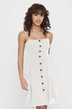 Vestido Tirantes Nido De Abeja