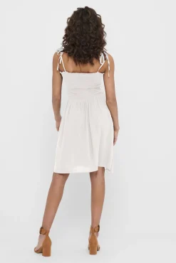 Vestido Tirantes Nido De Abeja