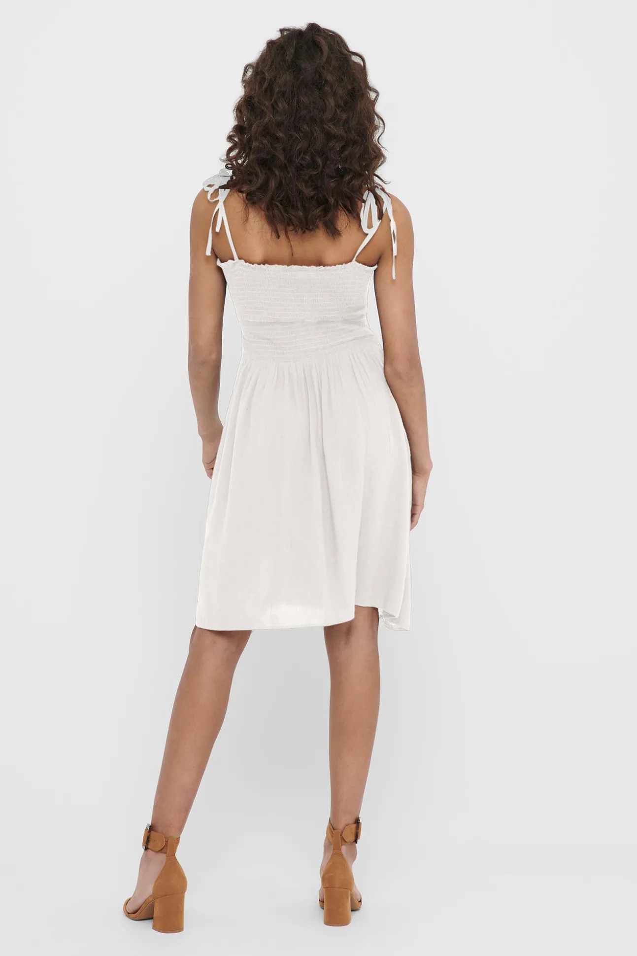 Vestido Tirantes Nido De Abeja