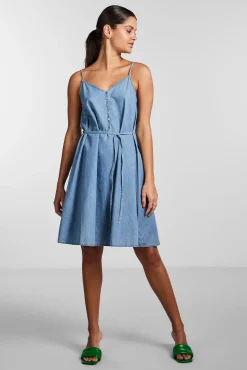 Vestido Vaquero Corto De Mujer