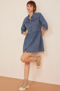 Vestido Vaquero Lavado Sostenible