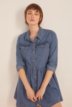 Vestido Vaquero Lavado Sostenible