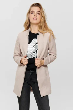 Woolen Cloth Coat With High Collar