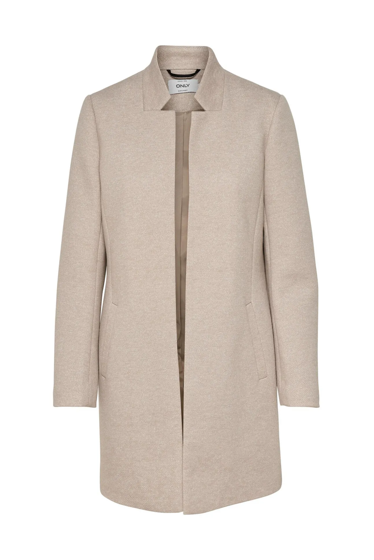 Woolen Cloth Coat With High Collar