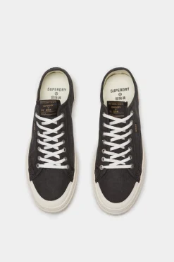 Zapatillas Deportivas Veganas De Lona Y Cana Baja