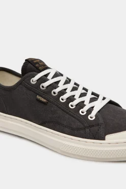 Zapatillas Deportivas Veganas De Lona Y Cana Baja