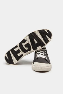 Zapatillas Deportivas Veganas De Lona Y Cana Baja