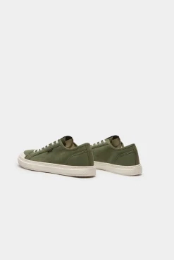 Zapatillas Deportivas Veganas De Lona Y Cana Baja