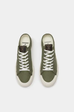 Zapatillas Deportivas Veganas De Lona Y Cana Baja