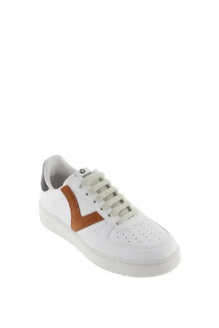 Zapatillas Retro Polipiel Contraste