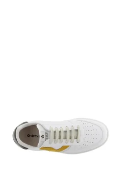 Zapatillas Retro Polipiel Contraste