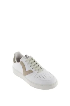 Zapatillas Retro Polipiel Contraste
