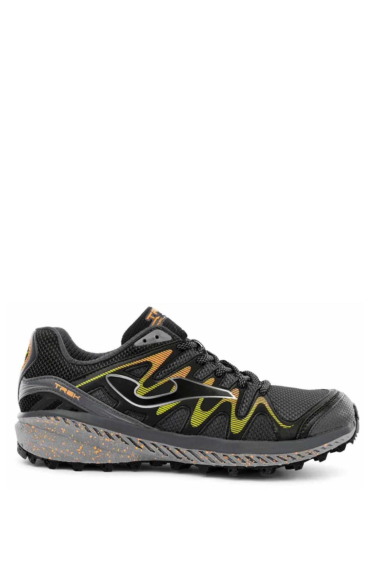 Zapatillas Trail Trek 2322 Gris Amarillo