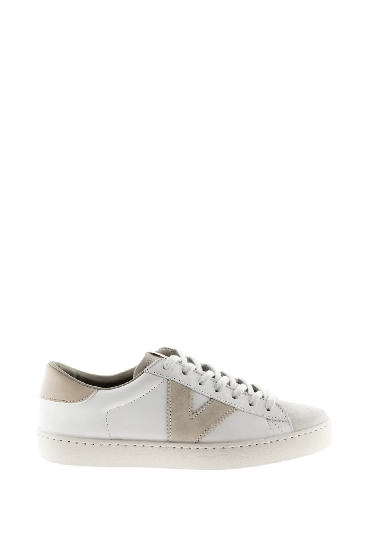 Zapatillas Victoria Piel Y Serraje